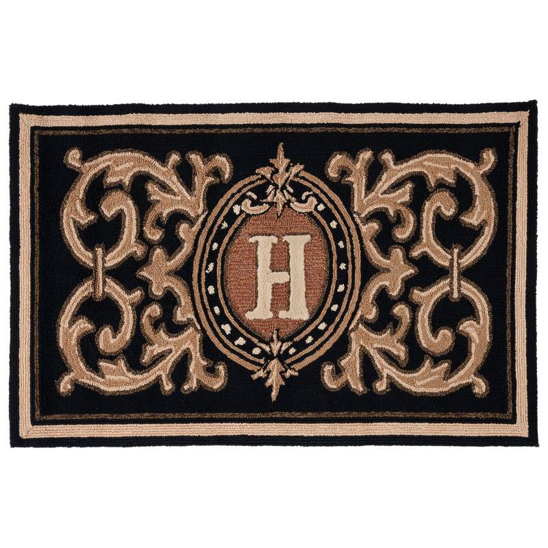SAFAVIEH Handmade Monogram Bruneta Casual Rug