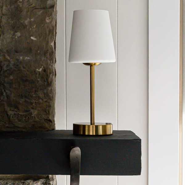 Grey battery operated lamp 2025