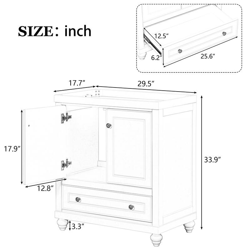 30" Bathroom Vanity
