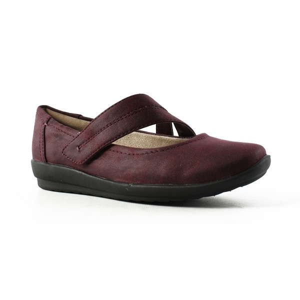 Shop Easy Spirit Womens 25027274 Wine Mary Janes Size 6 (C,D,W) - On ...