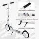 preview thumbnail 19 of 18, Gymax Folding Kick Scooter w/ 3 Adjustable Heights 8 Inches Big Wheels