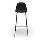 Maxine Boucle Bar Height Stools Black Legs (Set of 2) - On Sale - Bed ...