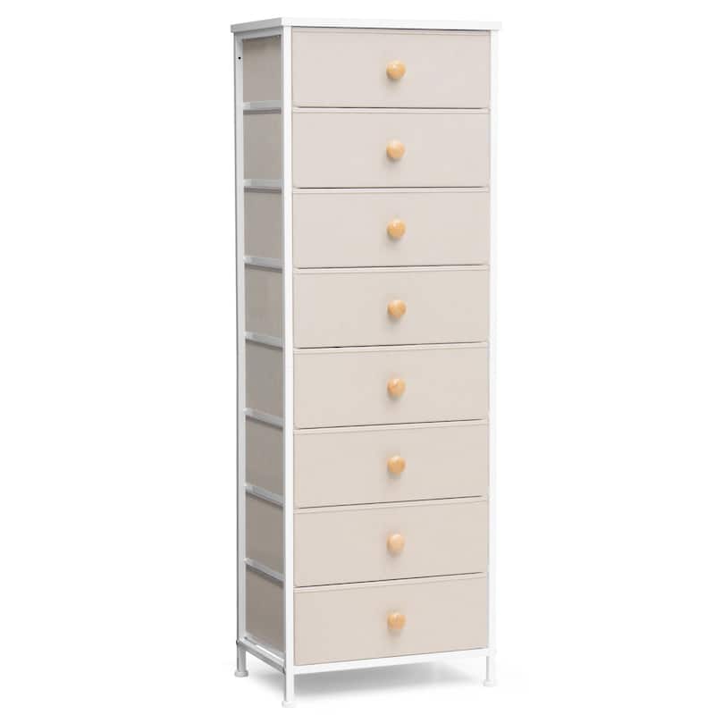 8 Drawers Chest Storage Tower Organizer Unit for Bedroom