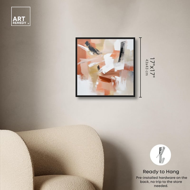 Rose and Rust III Canvas by Art Remedy