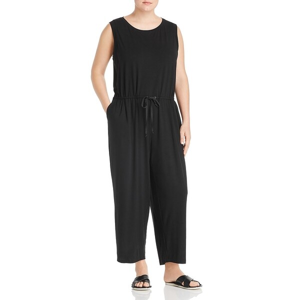 eileen fisher tencel jumpsuit