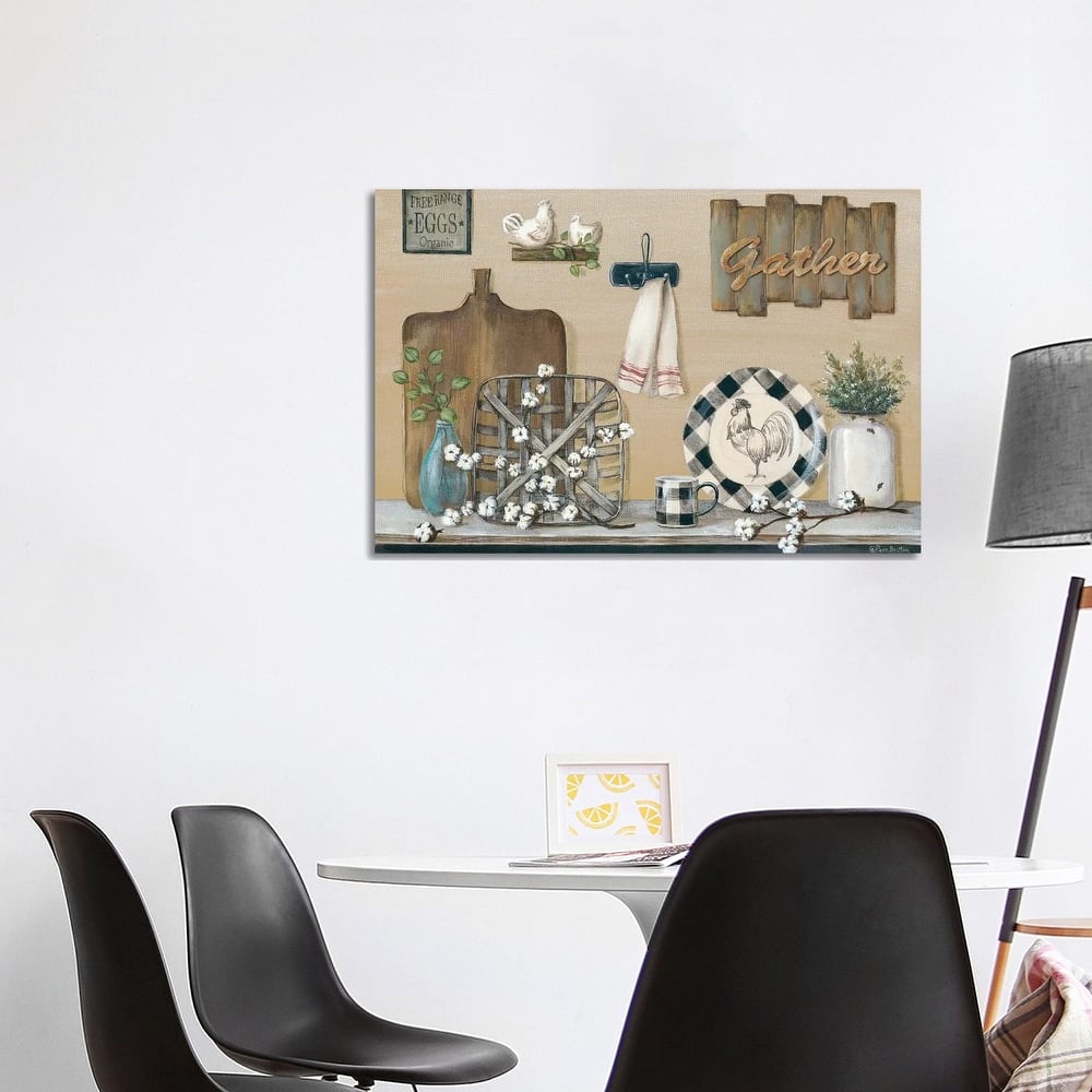 iCanvas "Farmhouse Kitchen" by Pam Britton Canvas Print