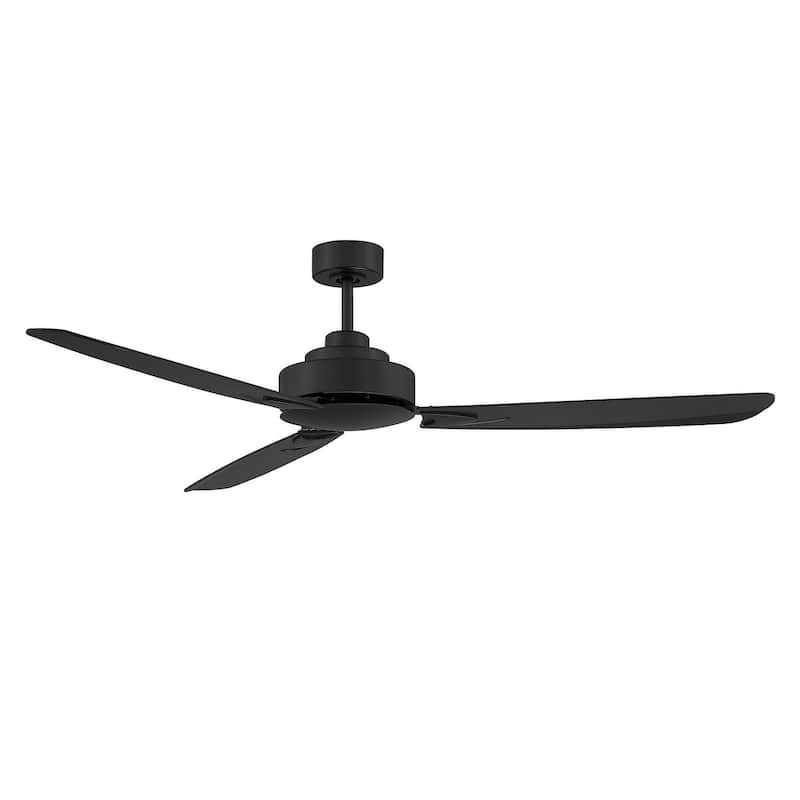 Trade Winds Mason 58" Ceiling Fan in Matte Black - Matte Black