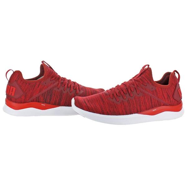 Shop Puma Ignite Flash Evoknit Men S Knit Mid Top Athleisure