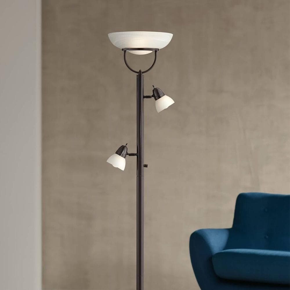 3 light torchiere floor lamp cheap