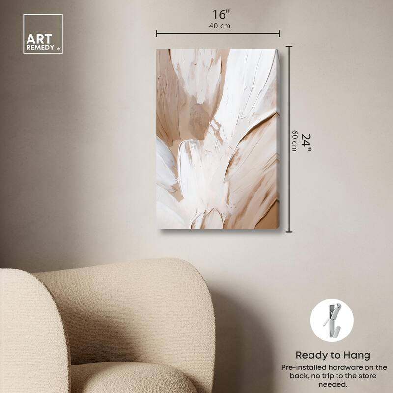 Fawn and Frost Canvas by Art Remedy, Gallery Wrapped