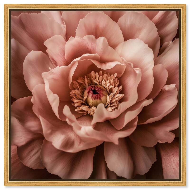 Romantic Elegance II Canvas by Art Remedy - Gold - 20" x 20"
