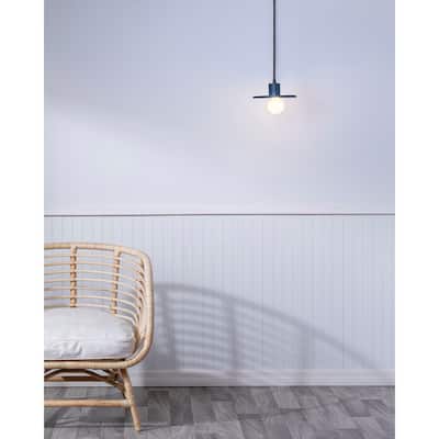Justice Design Group Ceramic Saucer Pendant - Midnight Sky