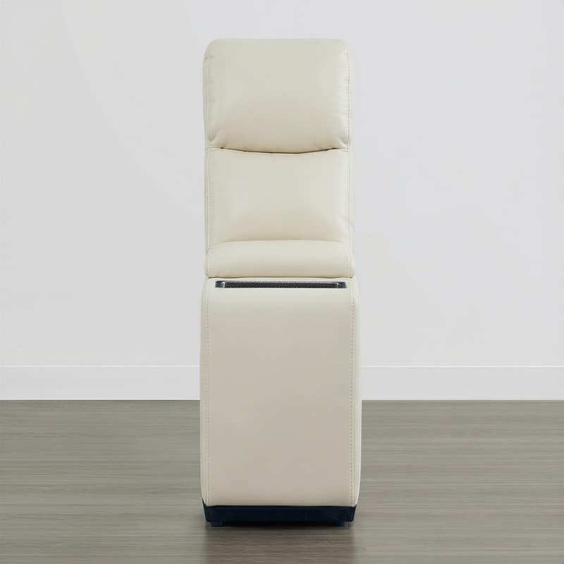 Spruce & Spring Hadlee Genuine leather Reclining Sofa with Multi-Function Console.