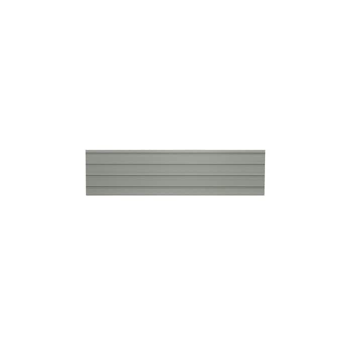 24 Square Feet Slatwall Panel Pack - Silver