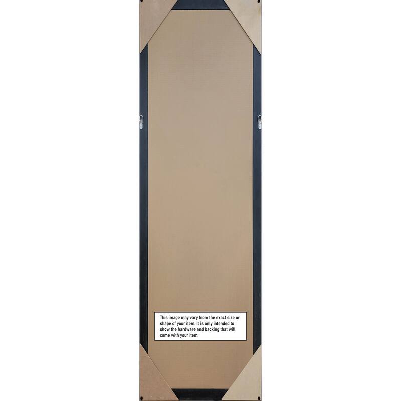 Filigree Non-Beveled Framed Full-Length On the Door Mirror