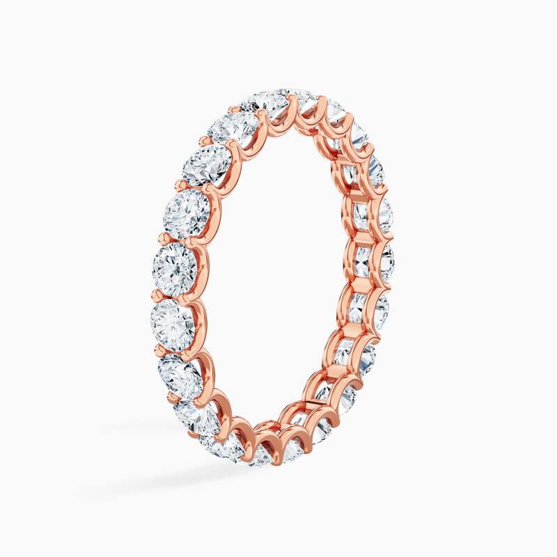 Auriya 14k Gold Round Lab Grown Diamond Eternity Band 2.10 - 9.75 ct. tw. (F-G, VS)