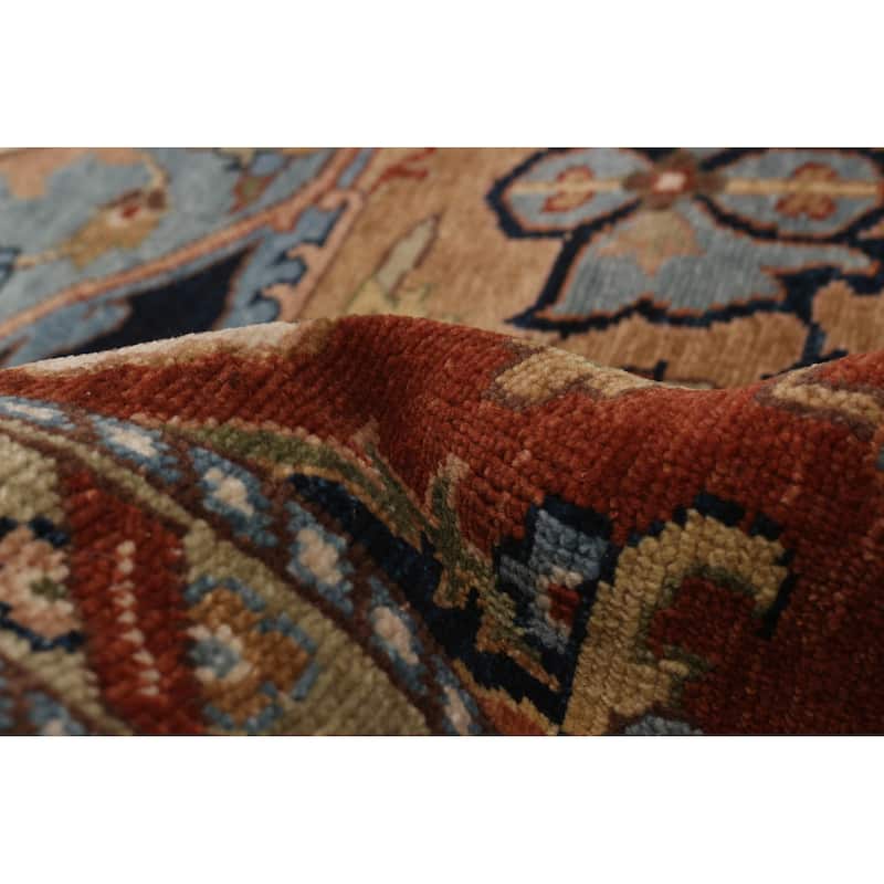 ECARPETGALLERY Hand-knotted Jules Sultane Dark Copper Wool Rug - 9'8 x 13'5