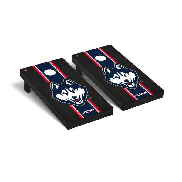 slide 2 of 5, Connecticut UCONN Huskies 2x4 Pro Cornhole Boards - V9 Include Carrying Case