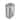 NINESTARS Rectangular Motion Sensor Trash Can 13.2 Gallon Silver DZT-50-28SL