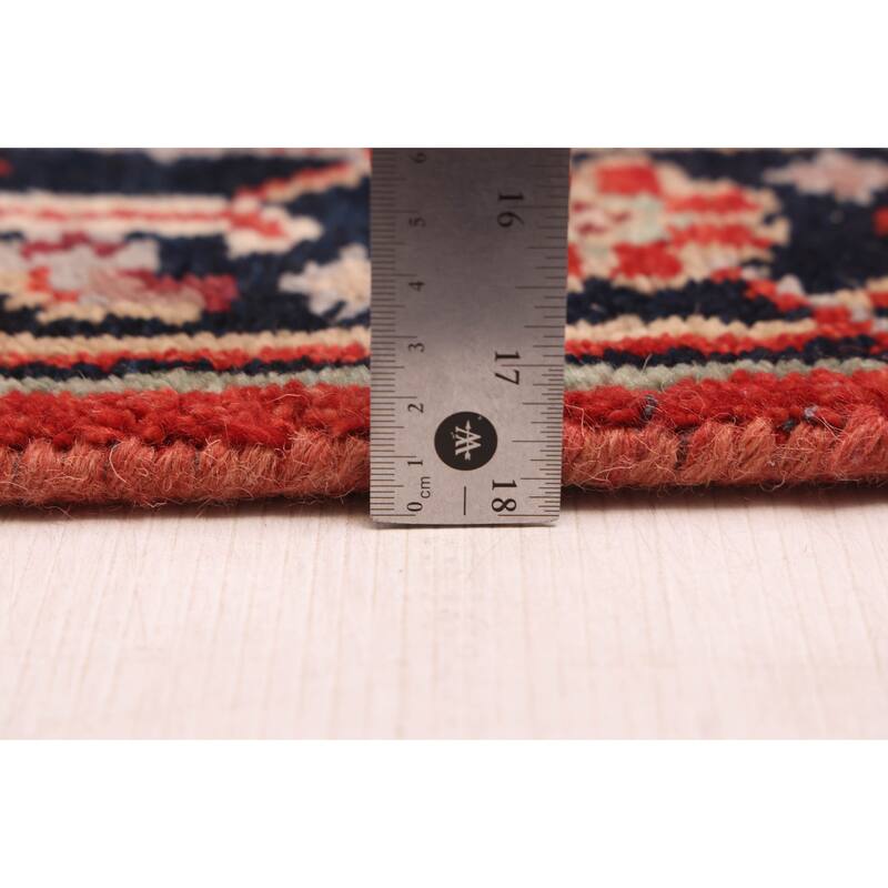 ECARPETGALLERY Hand-knotted Serapi Heritage Red Wool Rug - 3'0 x 11'10