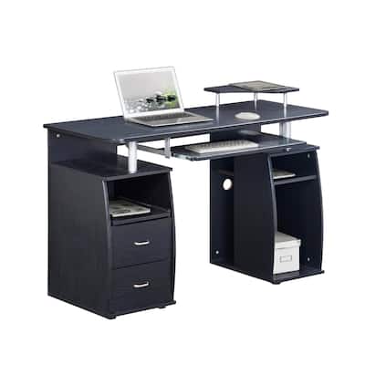 Classic Computer Desks,Complete Workstation Computer Desk with Storage