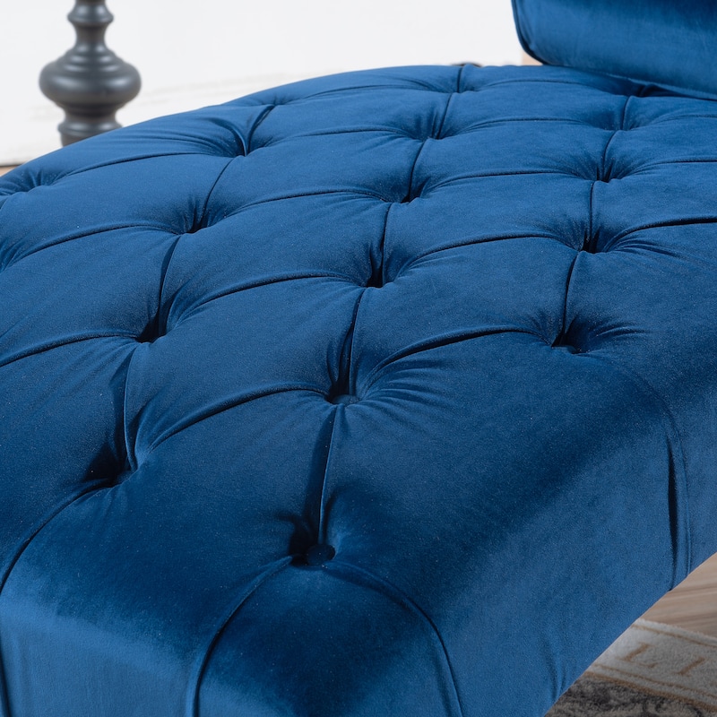 Modern Upholstered Chaise Lounge For Living Room