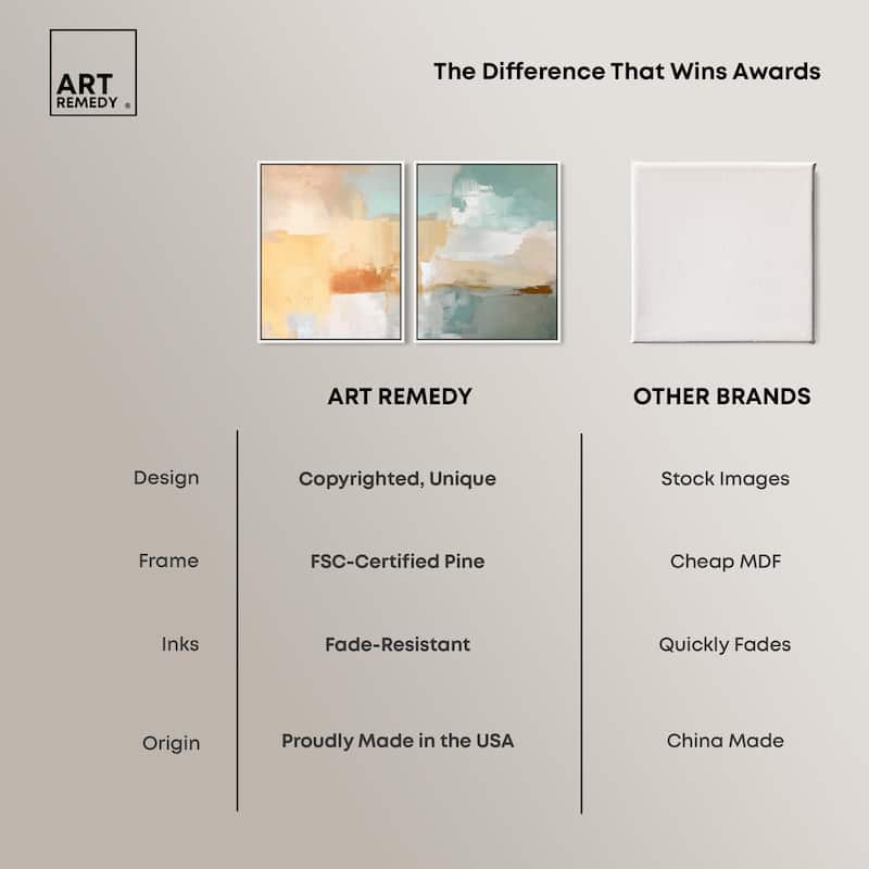 Muted Melody II Canvas Set of 2 by Art Remedy