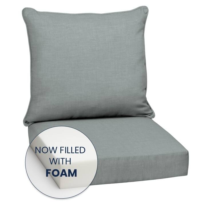 ARDEN Outdoor Foam Deep Seat Cushion Set, 24 in x 24 in