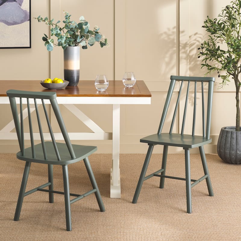 SAFAVIEH HOME Analin Dining Chair (Set of 2) - 18"W x 21"D x 33"H