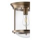 preview thumbnail 7 of 24, Orbe 10.25" Metal/Glass LED Flush Mount, by JONATHAN Y