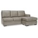 preview thumbnail 13 of 16, Signature Design by Ashley Amuleto Brown 2-Piece Sectional with Chaise - 124"W x 86"D x 40"H
