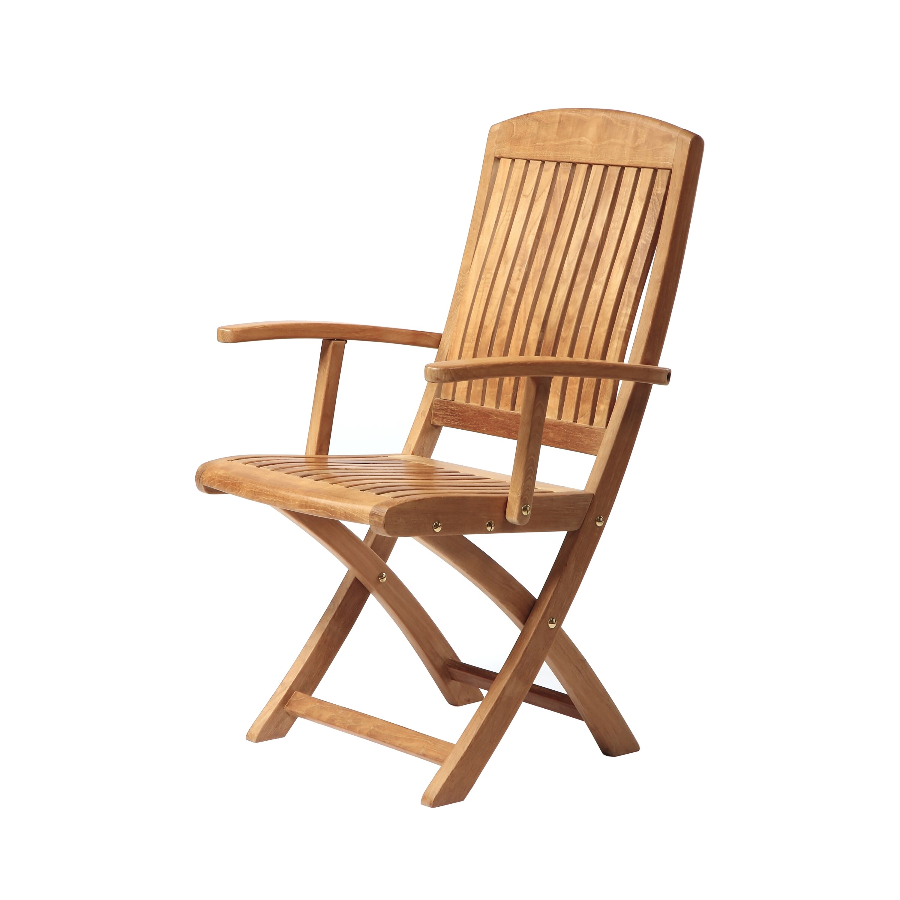 Bare decor vega golden teak wood outdoor folding chair best sale