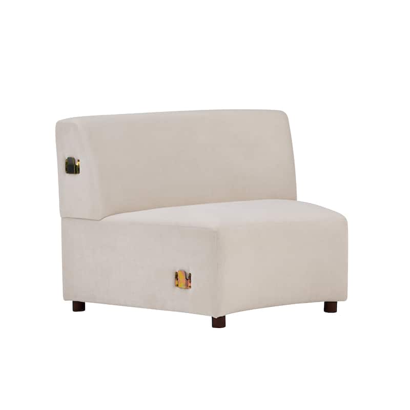 Christopher Knight Home - Mid Century Modern Chenille 5-Piece Upholstered Sectional Sofa Set