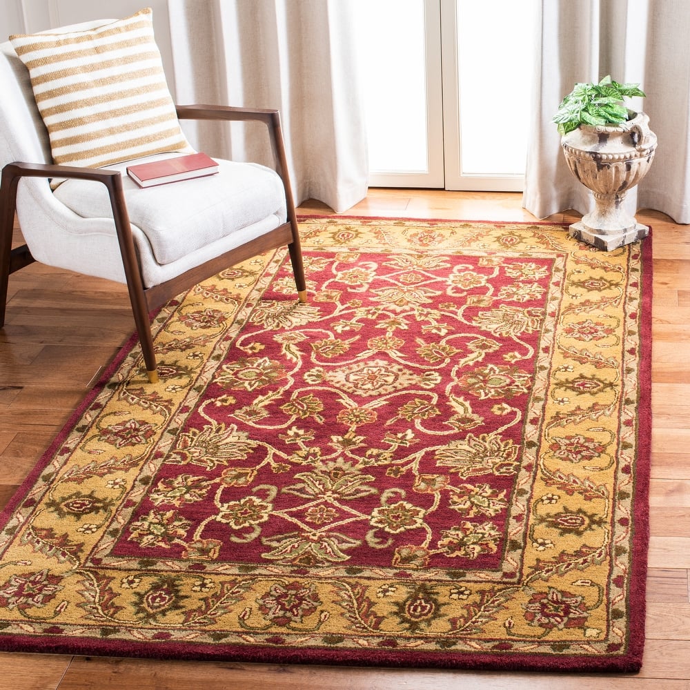 SAFAVIEH Handmade Golden Effie Tomika Traditional Oriental Wool Rug