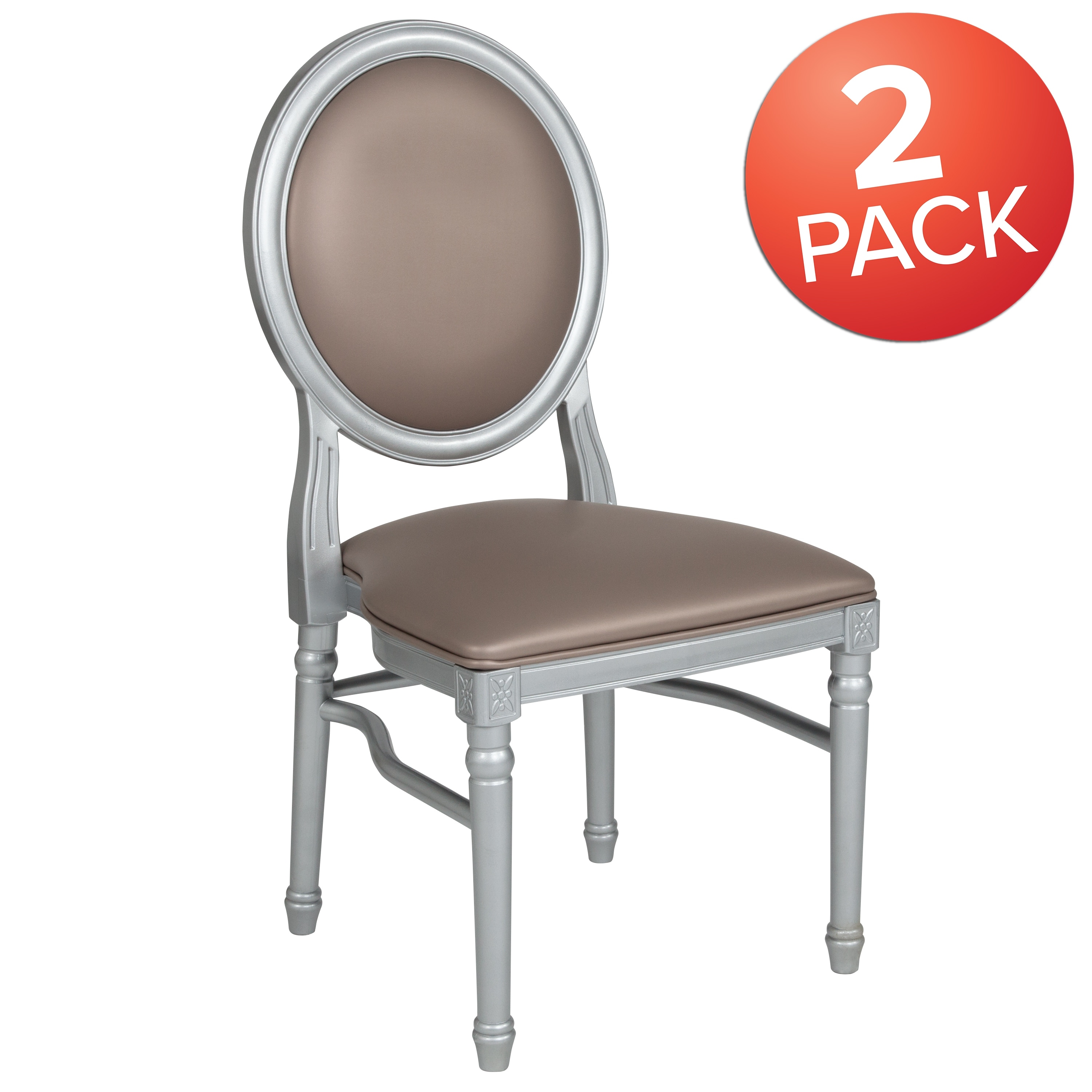 Giddens Linen King Louis Back Side Chair (Set of 2) Ophelia & Co. Upholstery Color: Floral