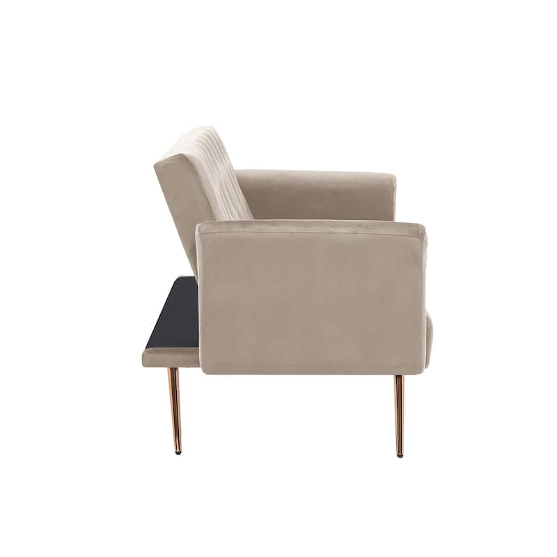 71" Convertible Double Folding Living Room Sofa Bed