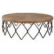 preview thumbnail 4 of 4, Uttermost Chain Reaction Wooden Coffee Table - 54"W x 17"H x 54"D