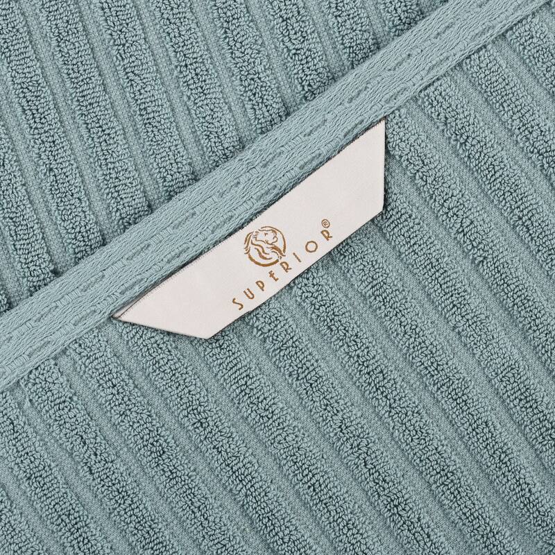 Superior Soho Ribbed Cotton Hand Towel Set of 4