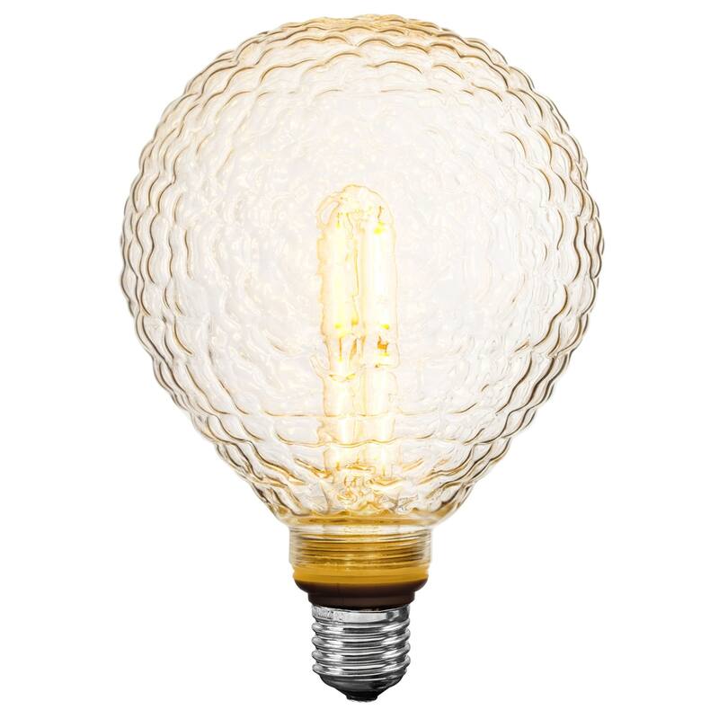 G125 Globe Pendant Light + LED Bulb – Gunmetal, Shatter-Resist, Indoor/Outdoor - Large