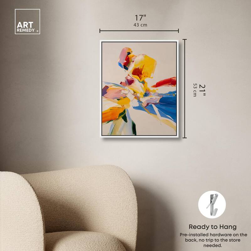 Flippant Bloom I Canvas by Art Remedy