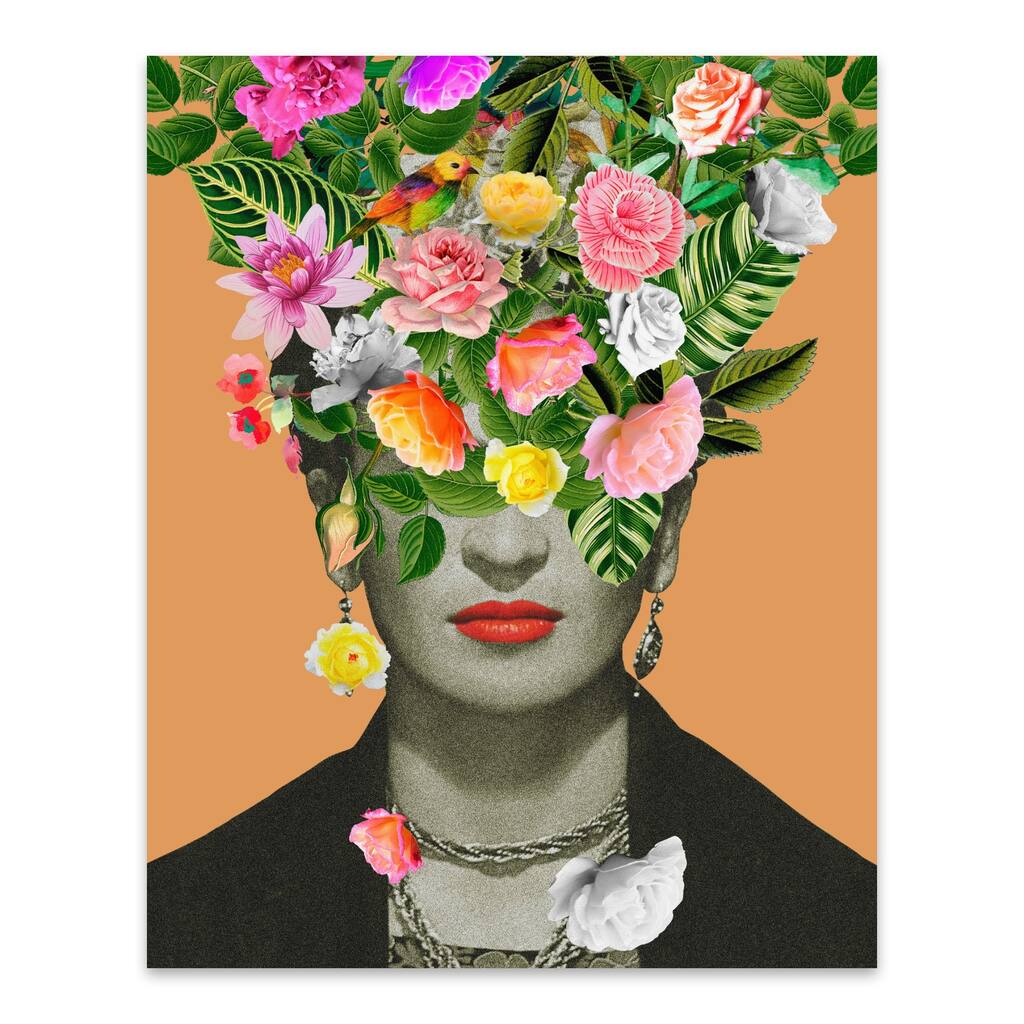 Botanical Floral Floral Botanical Metal Wall Art Print