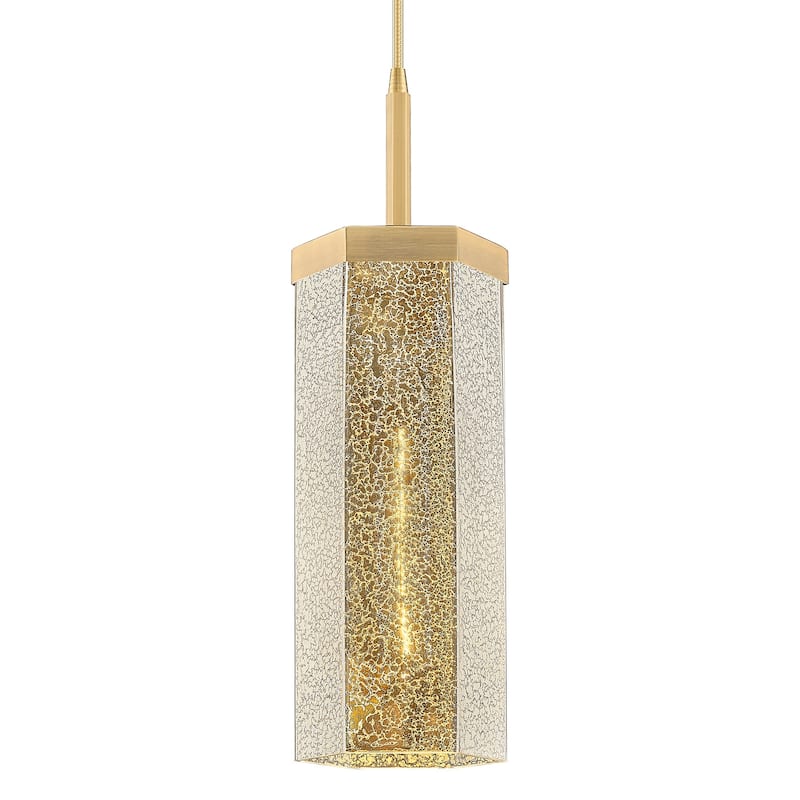 Innovations Lighting 463-1P-G463-12ME Blakeley 5" Wide Cord Hung Mini - Brushed Brass