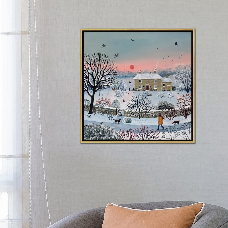 iCanvas "Nearly Home" by Jo Grundy Framed Canvas Print