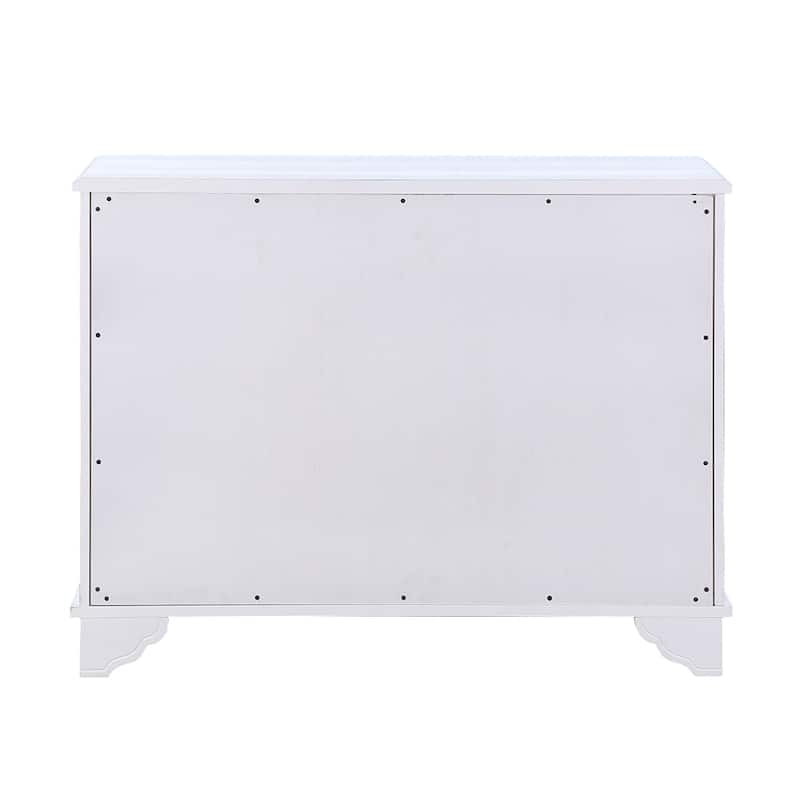 40" Console Table, Retro Entryway Table with Adjustable Storage Shelf