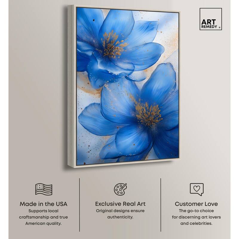 Twilight Teal Tint II Canvas by Art Remedy