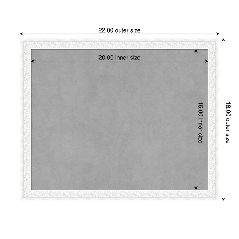 Amanti Art Bethany Black Framed - 22 x 18 in - Bethany White