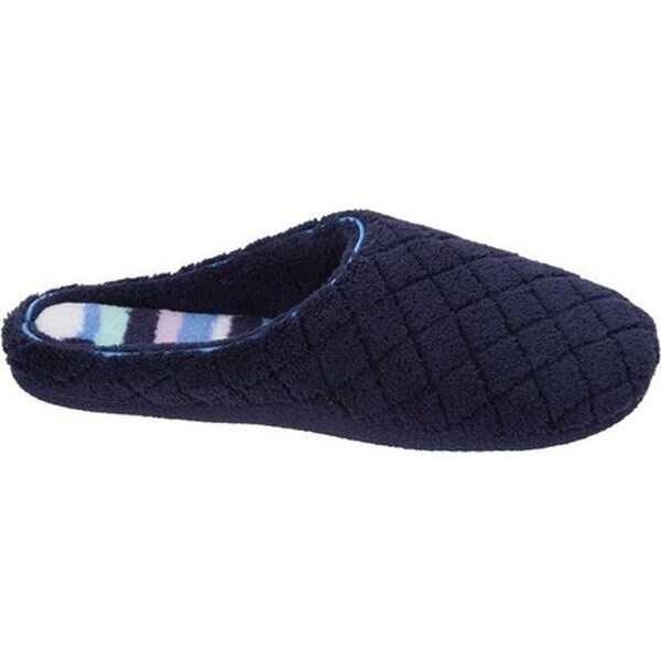 dearfoams quilted terry clog slippers