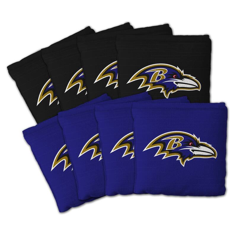 Baltimore Ravens NFL Dual Sided Pro Stop & Slide Cornhole Bags