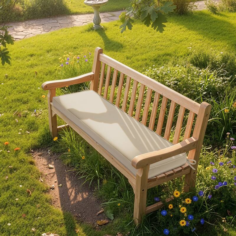Aoodor Patio Furniture 46" x 18" x 3.1" Outdoor Bench Cushion
