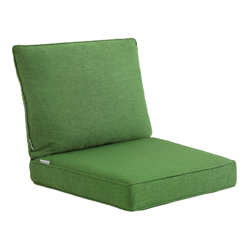 23-inch Outdoor Deep Seat Chair Cushion - Grass Green